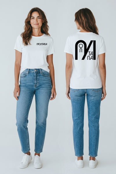 Camiseta Montana "ON" · Blanca
