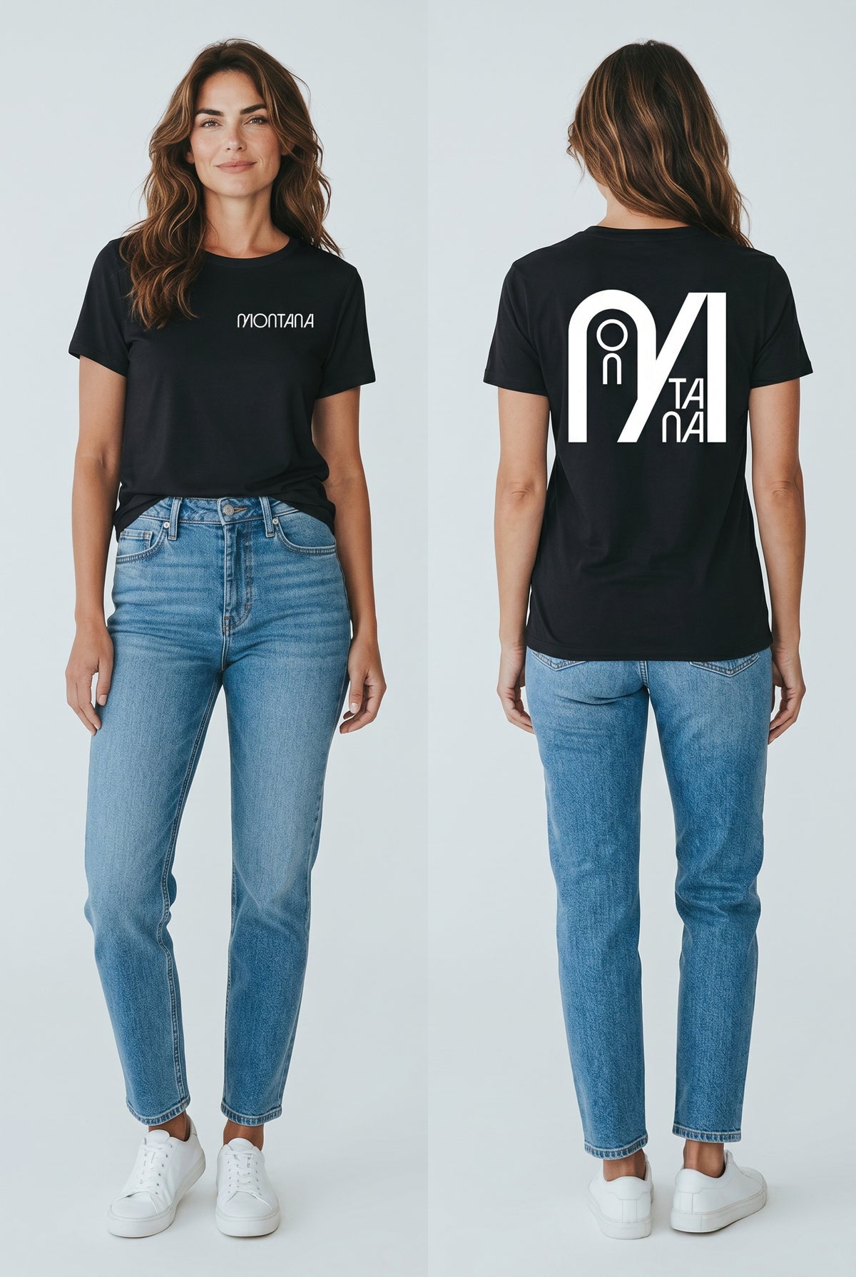 Camiseta Montana "ON" · Negra