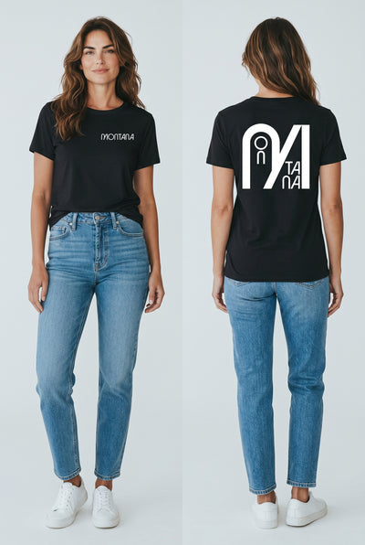 Camiseta Montana "ON" · Negra